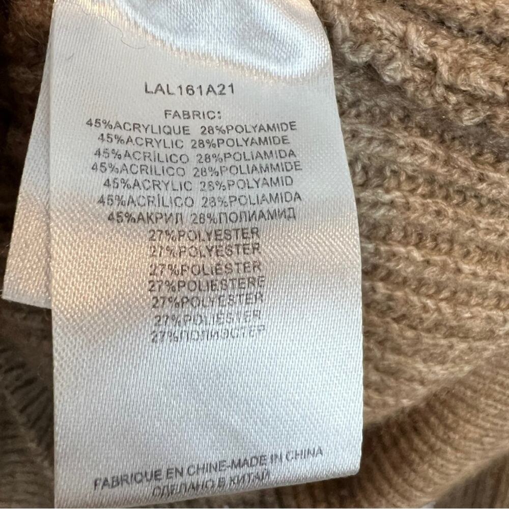 Lili Sidonio x Molly Bracken oversized Zip turtleneck chunky Sweater - Picture 12 of 15